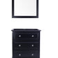 Luna 30" Espresso Bathroom Vanity Cabinet