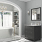 Luna 30" Maple Grey Bathroom Vanity with Pure White Phoenix Stone Countertop