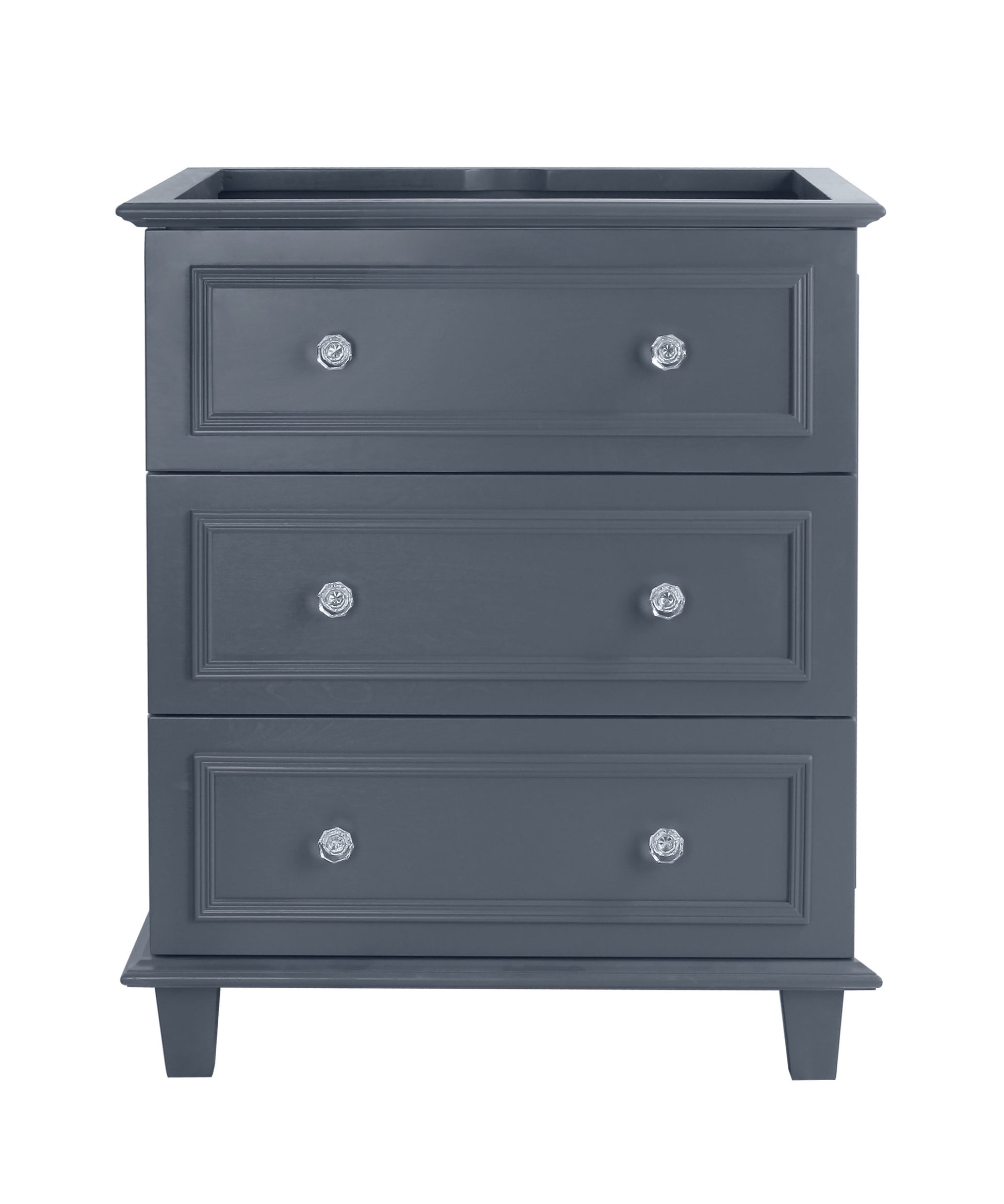 Luna 30" Maple Grey Bathroom Vanity Cabinet