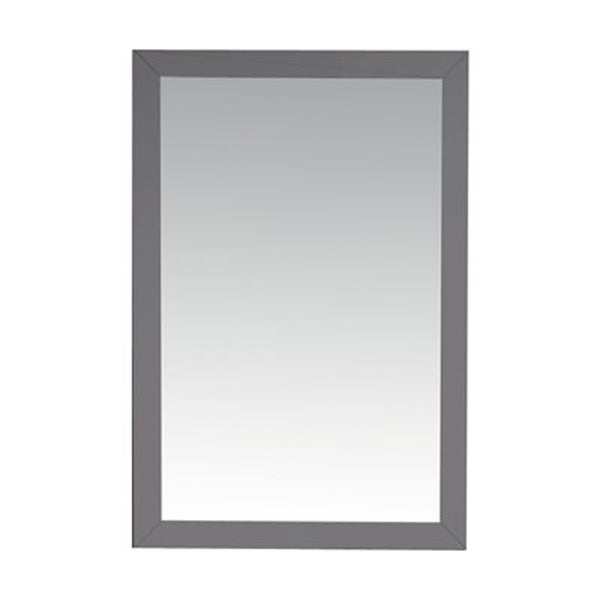 Sterling 24 Framed Rectangular Maple Grey Mirror