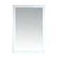 Sterling 24" Framed Rectangular White Mirror