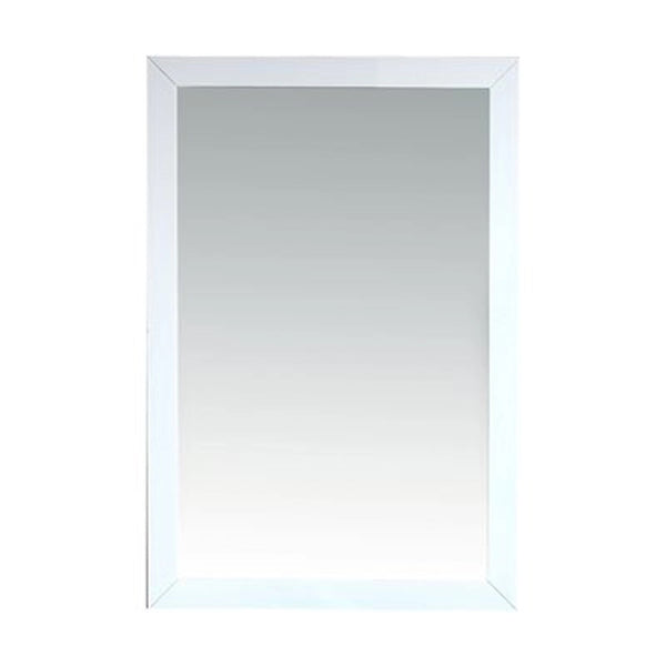 Sterling 24 Framed Rectangular White Mirror