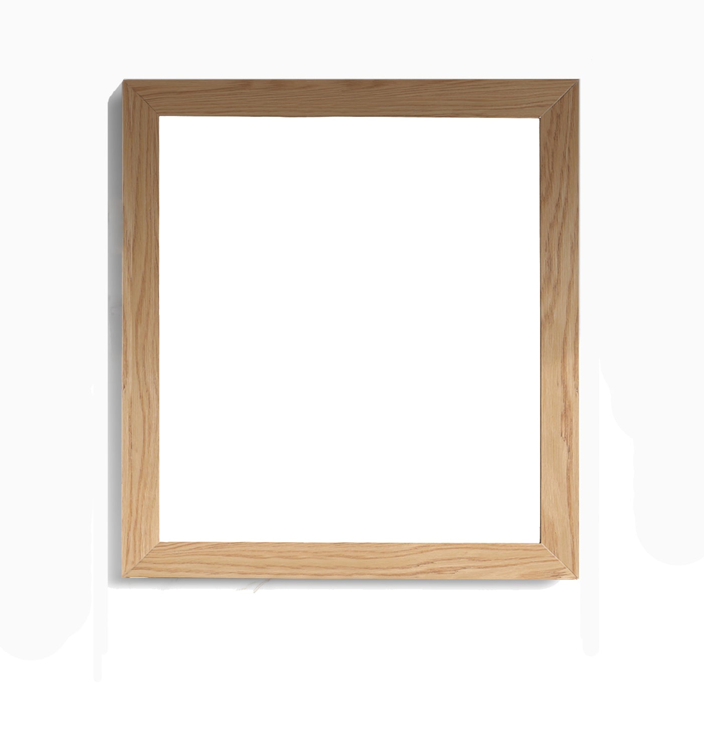 Sterling 30" Framed Square California White Oak Mirror