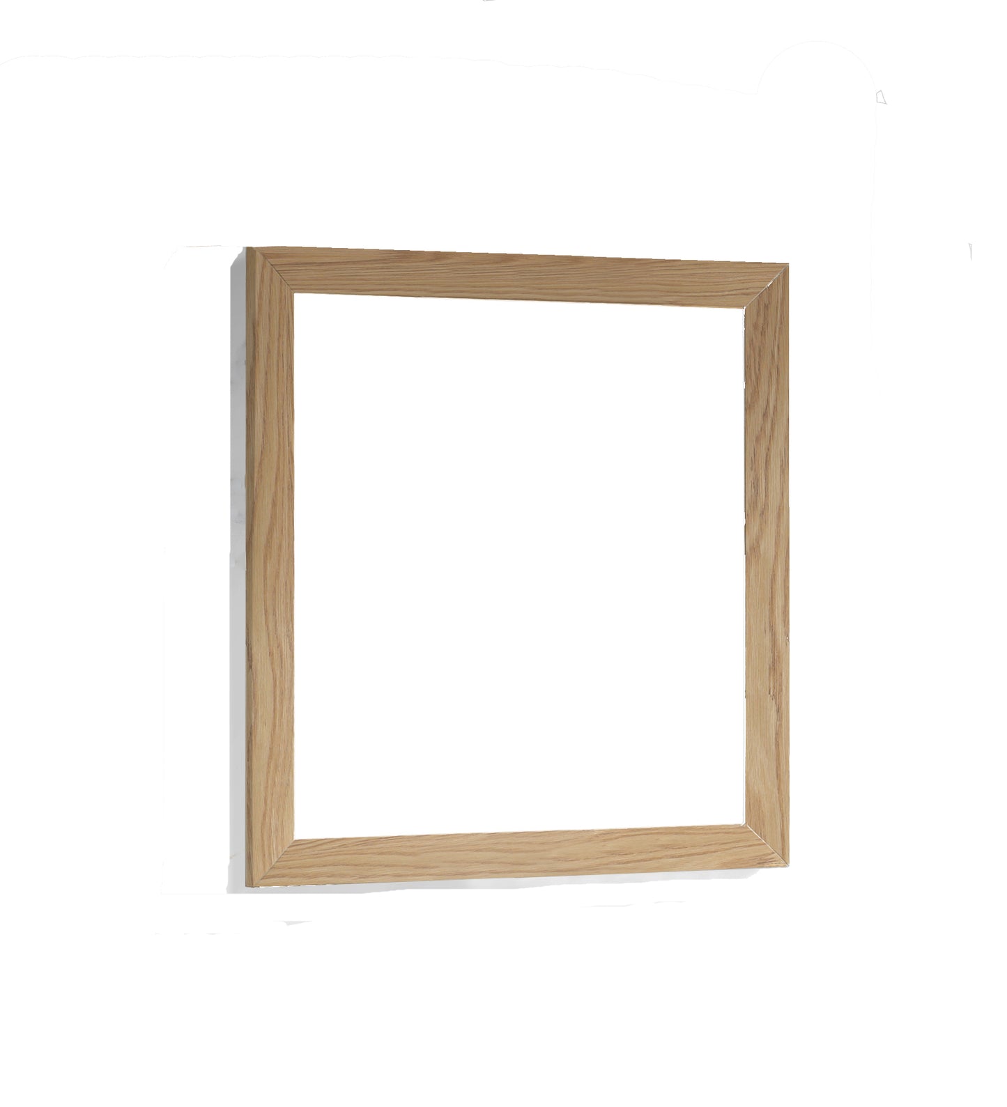 Sterling 30" Framed Square California White Oak Mirror