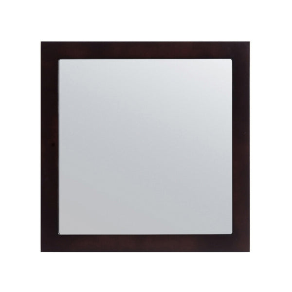 Sterling 30 Framed Square Espresso Mirror