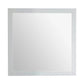 Sterling 30" Framed Square Soft White Mirror