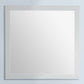 Sterling 30" Framed Square Soft White Mirror