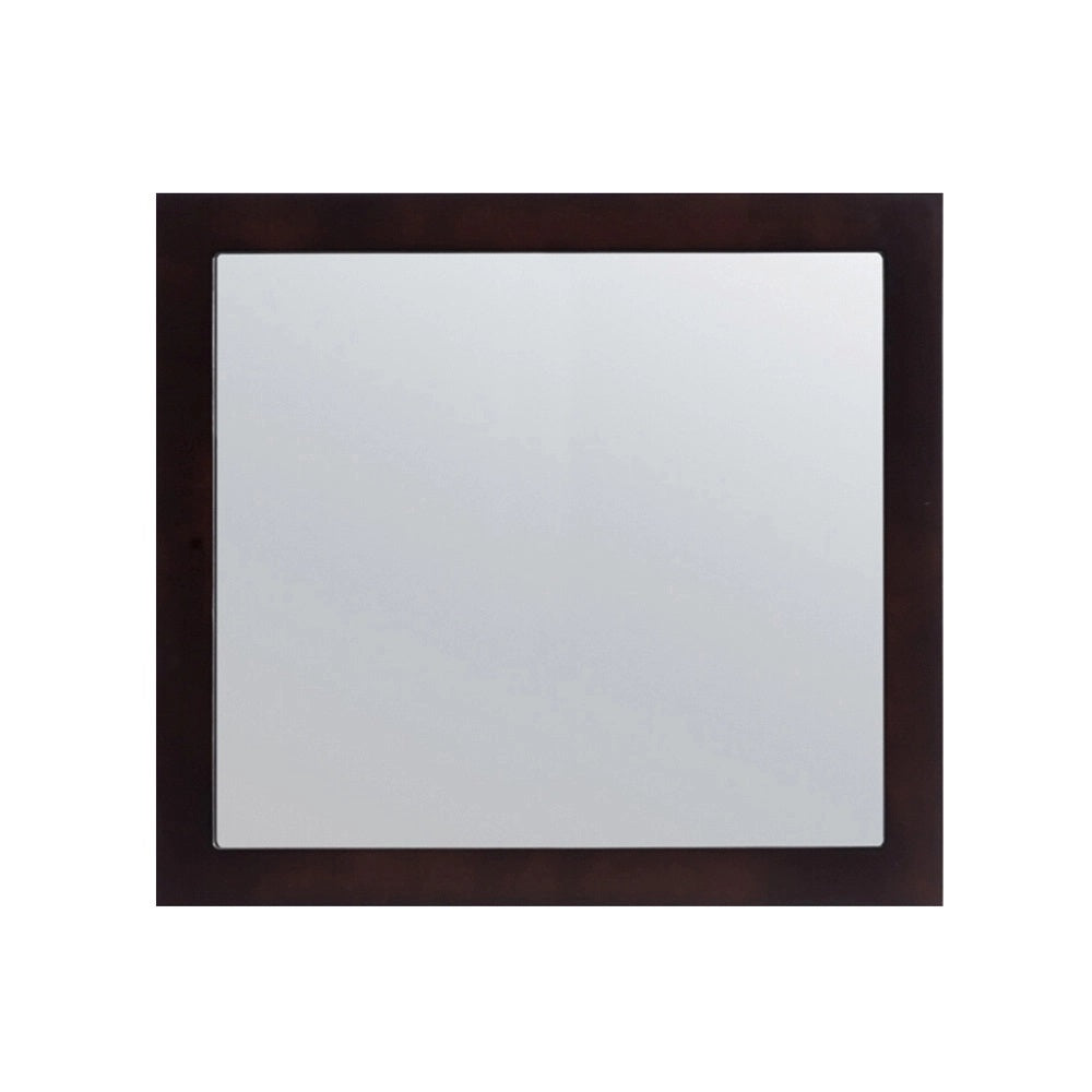 Sterling 36" Framed Rectangular Espresso Mirror