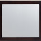 Sterling 36" Framed Rectangular Espresso Mirror