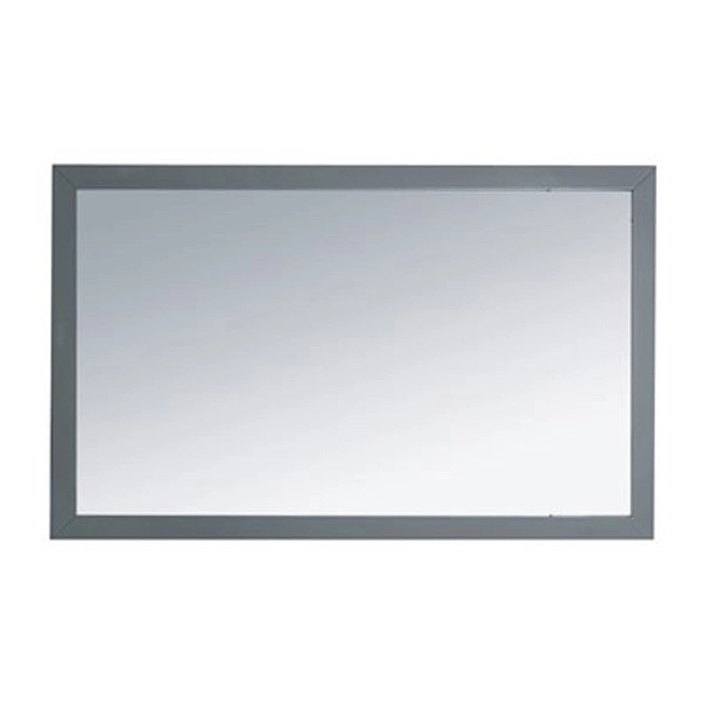 Sterling 48" Framed Rectangular Grey Mirror