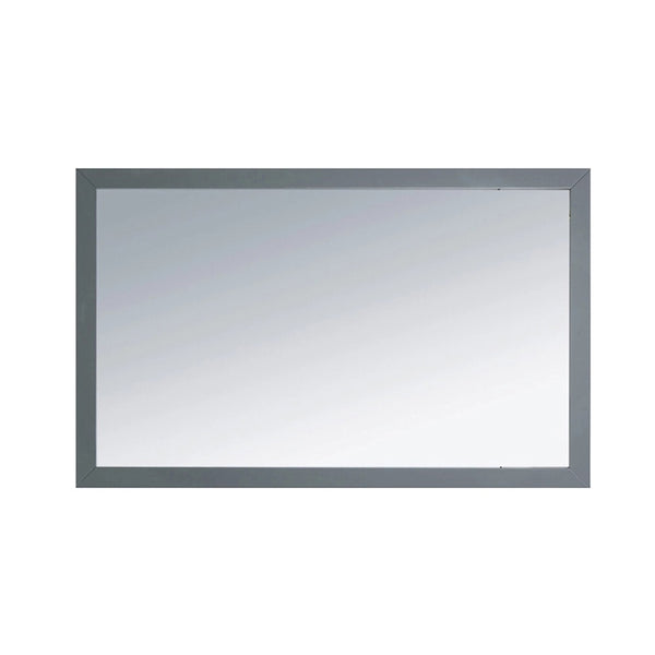 Sterling 48 Framed Rectangular Maple Grey Mirror