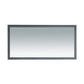 Sterling 60" Framed Rectangular Grey Mirror