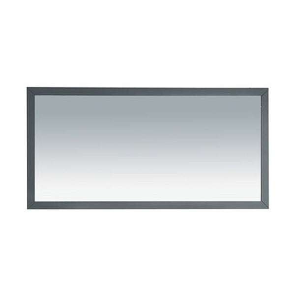 Sterling 60 Framed Rectangular Grey Mirror