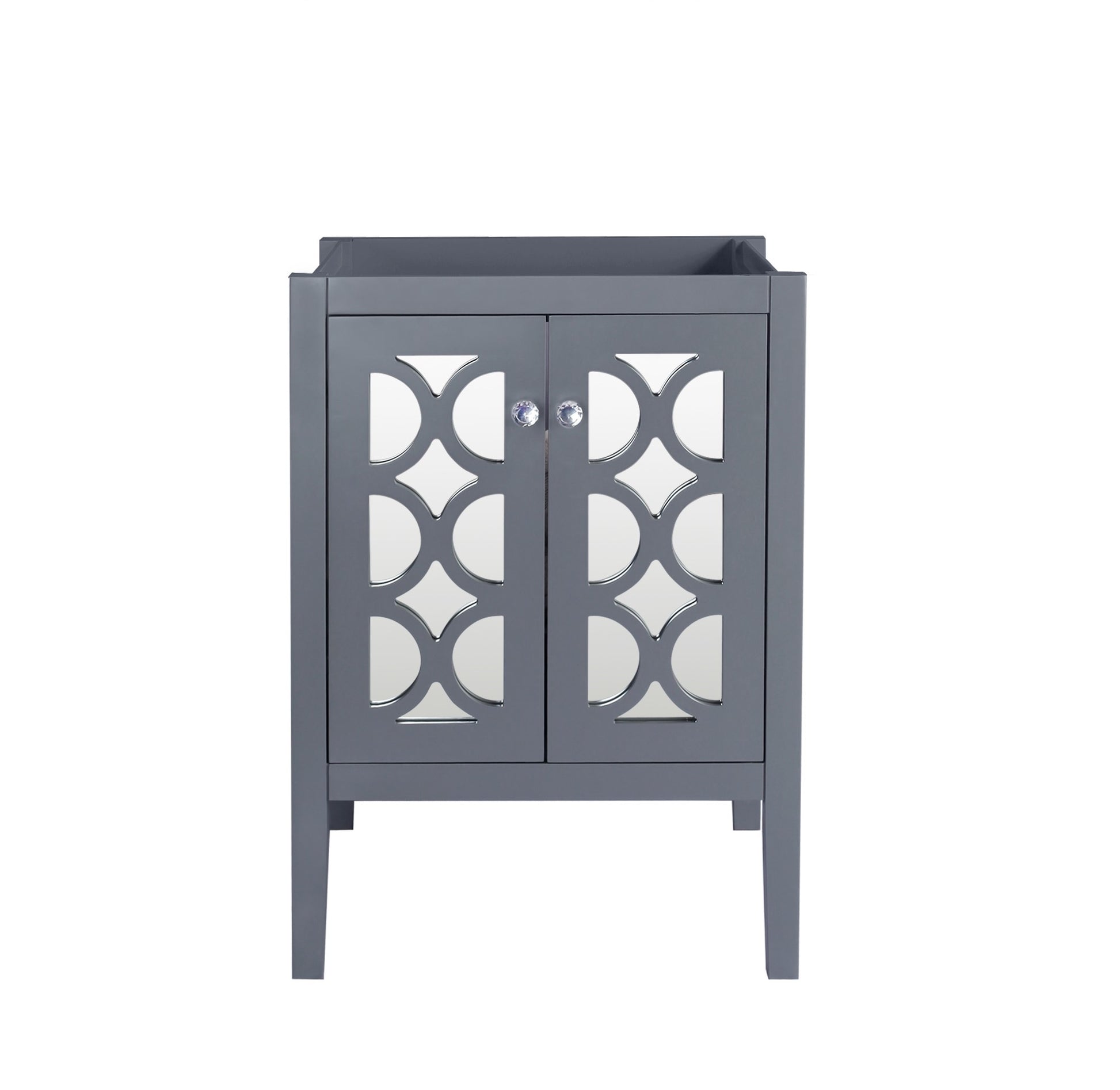 Mediterraneo 24" Grey Bathroom Vanity Cabinet