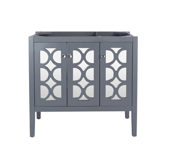 Mediterraneo 36 Grey Bathroom Vanity Cabinet