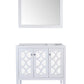 Mediterraneo 36" White Bathroom Vanity Cabinet