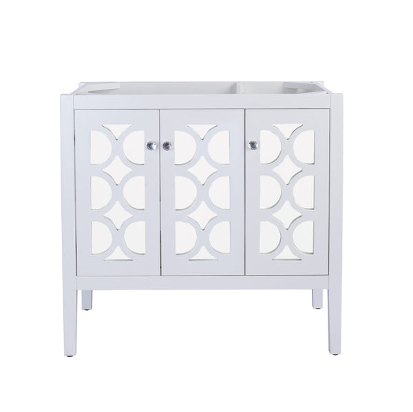 Mediterraneo 36 White Bathroom Vanity Cabinet