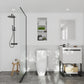 Alto 24" White Bathroom Vanity with White Carrara Marble Countertop