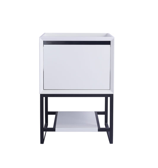 Alto 24" White Bathroom Vanity Cabinet