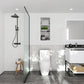 Alto 30" White Bathroom Vanity with Black Wood Marble Countertop