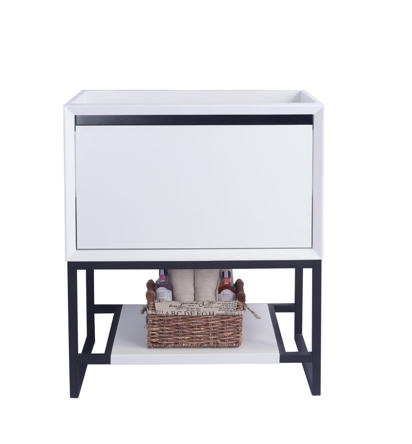 Alto 30" White Bathroom Vanity Cabinet