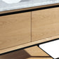 Alto 36" California White Oak Bathroom Vanity with Black Wood Marble Countertop