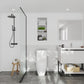 Alto 36" White Bathroom Vanity with White Quartz Countertop