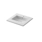 Forever VIVA Stone 24" Matte White Solid Surface Countertop with Integrated Sink