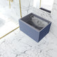 Vitri 30" Nautical Blue Wall Hung Bathroom Vanity Cabinet