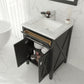 Wimbledon 24" Espresso Bathroom Vanity Cabinet