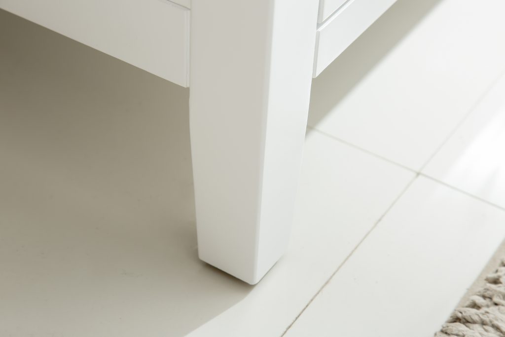 Wimbledon 24" White Bathroom Vanity with Matte White VIVA Stone Solid Surface Countertop