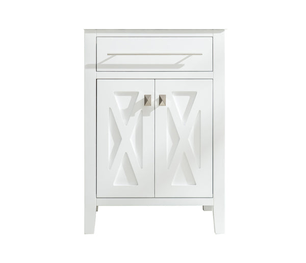 Wimbledon 24 White Bathroom Vanity Cabinet