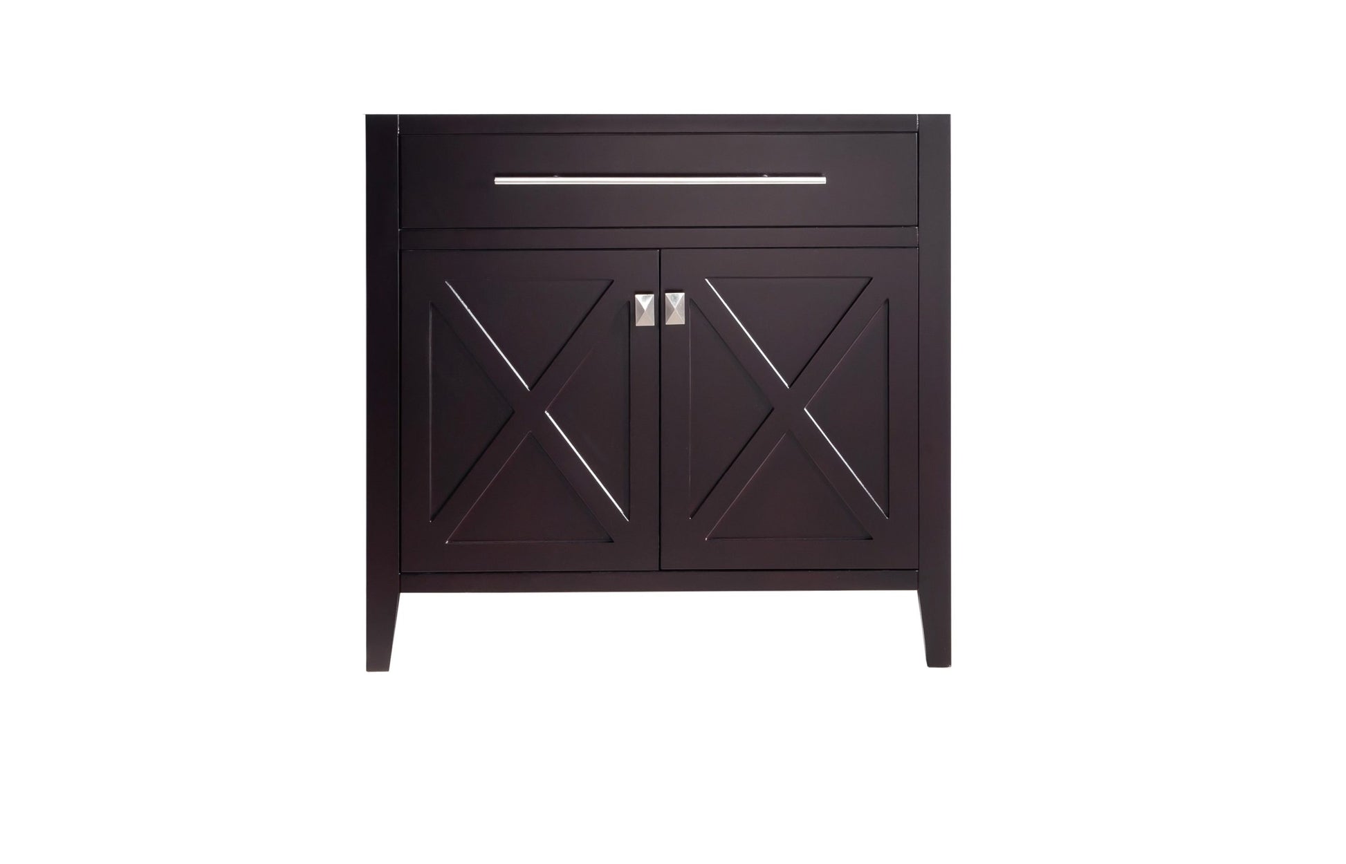 Wimbledon 36" Brown Bathroom Vanity Cabinet