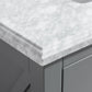 Wimbledon 36" Grey Bathroom Vanity with White Carrara Marble Countertop