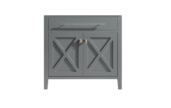 Wimbledon 36 Grey Bathroom Vanity Cabinet