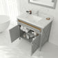 Wimbledon 36" Grey Bathroom Vanity Cabinet