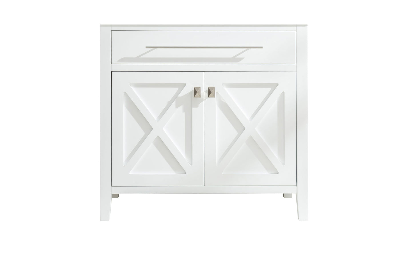 Wimbledon 36" White Bathroom Vanity Cabinet