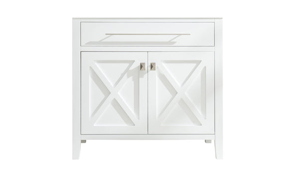 Wimbledon 36 White Bathroom Vanity Cabinet