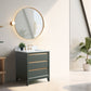 30 Inch Single Sink Bathroom Vanity in Vintage Green with Marble Countertop - Vanity Art VA8030-VG