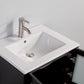 72 Inch Double Sink Bathroom Vanity in Espresso with Ceramic Countertop - Vanity Art VA3024-72E