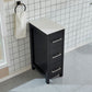 12 Inch Bathroom Vanity Cabinet in Espresso with Marble Countertop - Vanity Art VA3012E