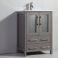 48 Inch Single Sink Bathroom Vanity in Gray with Ceramic Countertop - Vanity Art VA3024-48G