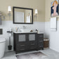 48 Inch Single Sink Bathroom Vanity in Espresso with Marble Countertop - Vanity Art VA3136-48E