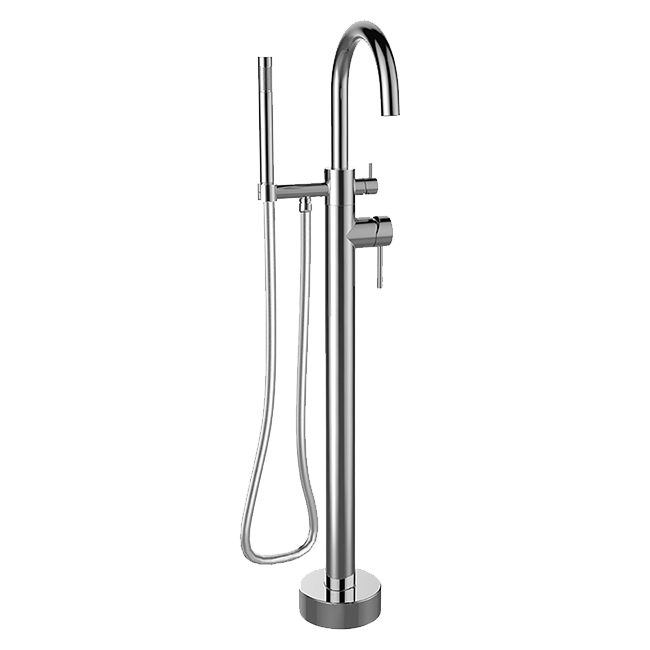 LaToscana 78CR136 ELBA Freestanding Floor Mounted Tub Filler in Polished Chrome