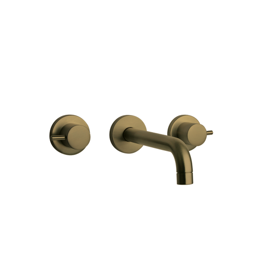 LaToscana 78OK207 ELBA Wall-Mount Lavatory Faucet in Matte Gold