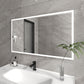 Rectangular 48 Inch x 27.5 Inch LED Bathroom Mirror with Touch Sensor - Vanity Art VA3D-48