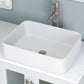 Complete 71" White Vanity Set with Brushed Nickel Plumbing - 8119XLW-BN