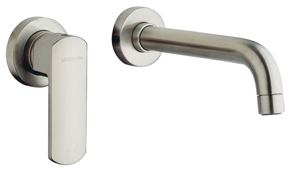 LaToscana 86PW208 NOVELLO Wall-Mount Single Control Lavatory Faucet in Brushed Nickel