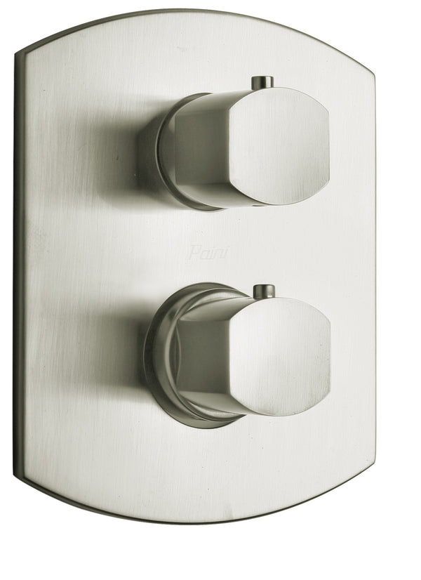 LaToscana 86PW691 NOVELLO Thermostatic Tub and Shower Set TRIM in Brushed Nickel