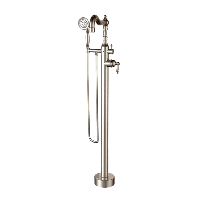 LaToscana 87PW136 ORNELLAIA Freestanding Floor Mounted Tub Filler in Brushed Nickel